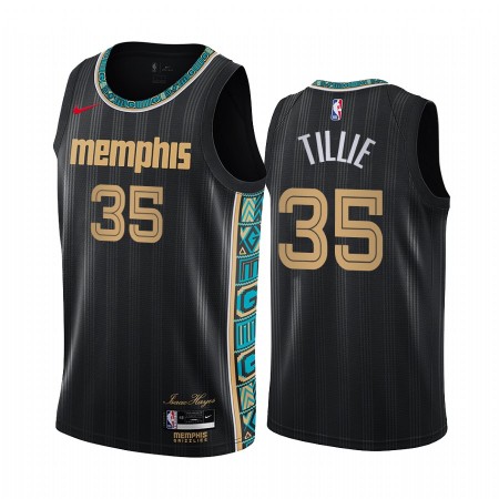 Camiseta Hombre Memphis Grizzlies Killian Tillie 35 2020-21 City Edition Swingman